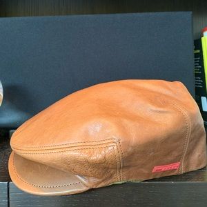 Authentic Vintage Leather Prada Hat